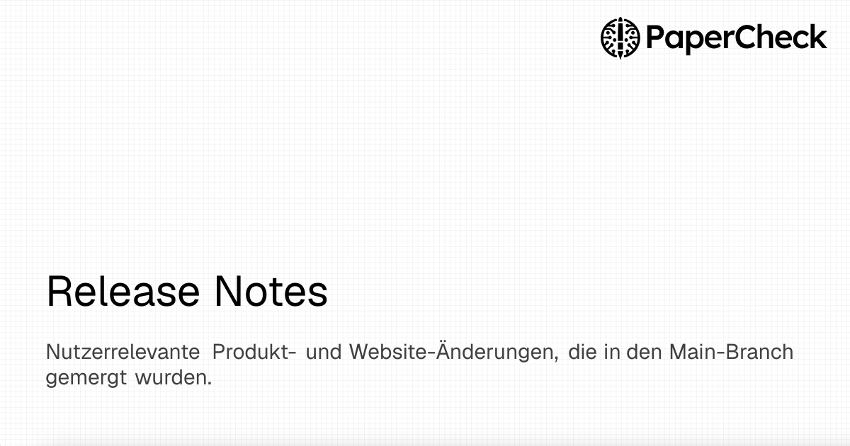 Release Notes